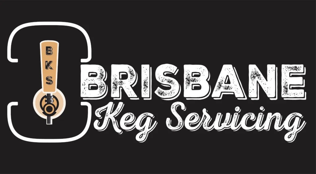 Brisbane Keg Servicing logo on a black background