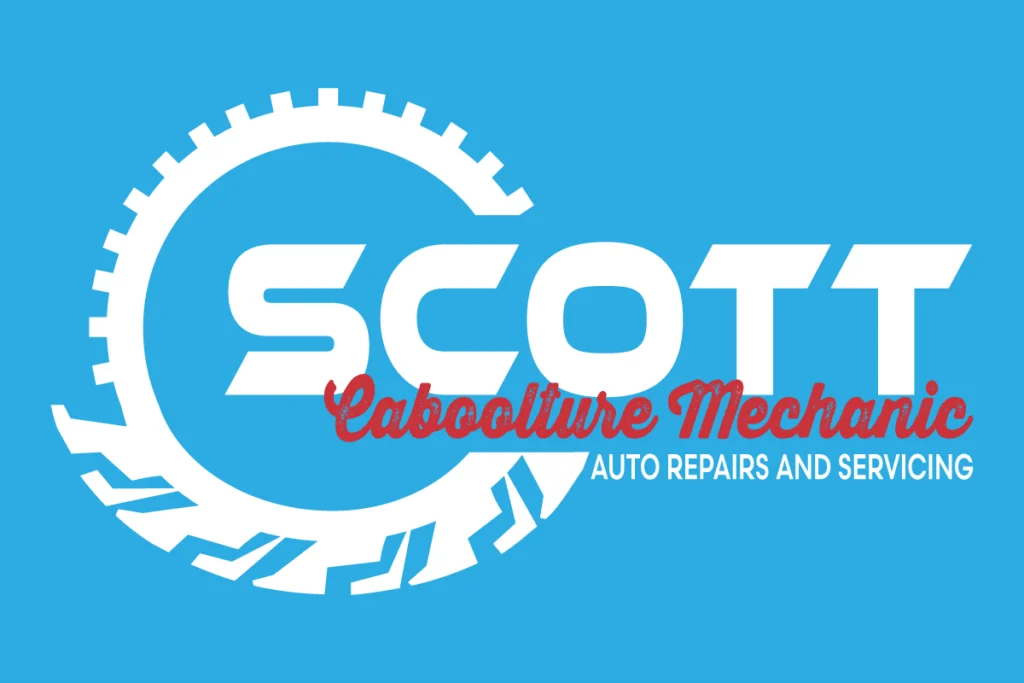 New Logo for Scott Caboolture Mechanic White text Flat